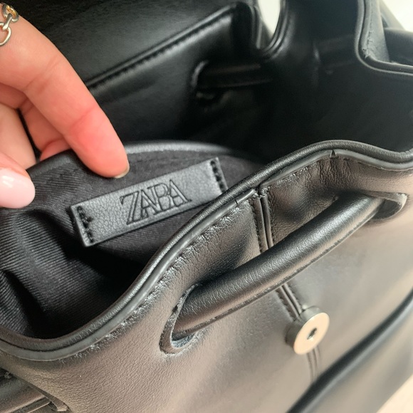 ZARA Basic Backpack - Black - Picture 3 of 5